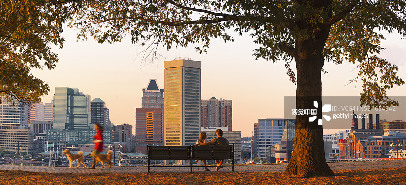 巴尔的摩内港图片素材
