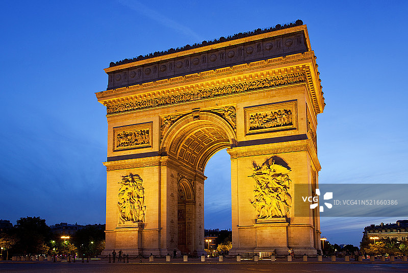 凯旋门图片素材