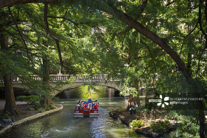 圣安东尼奥的河滨步道图片素材