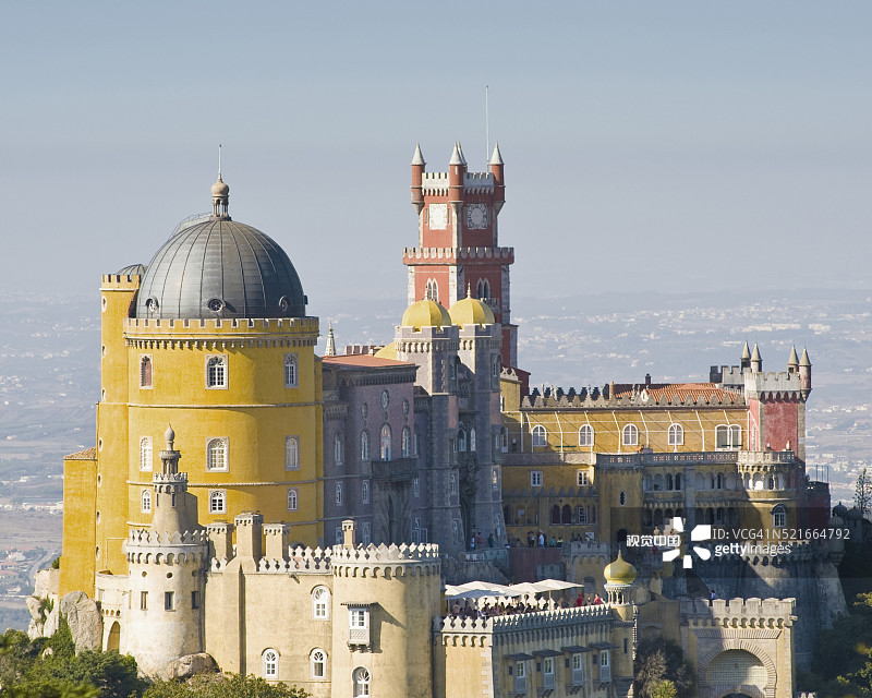 葡萄牙辛特拉佩纳宫图片素材