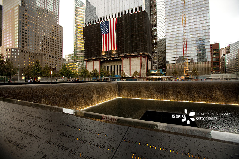 纽约市911归零地纪念馆图片素材