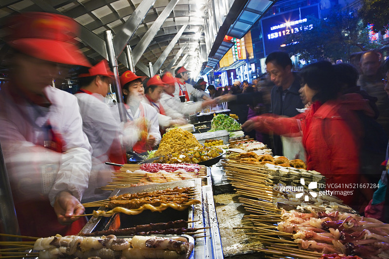 东华门夜市图片素材