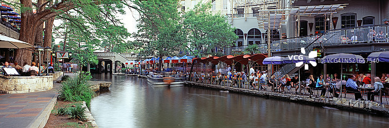 圣安东尼奥河畔步道图片素材