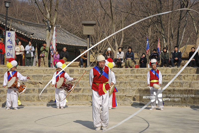 韩国传统农乐舞图片素材
