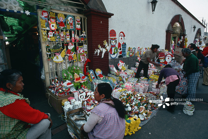 街头小贩图片素材