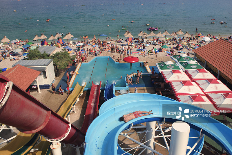 Baska水上滑梯图片素材