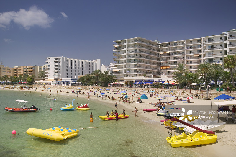 圣埃乌拉利亚德斯里乌海滩图片素材