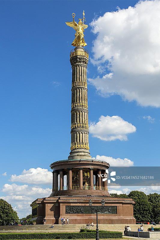 柏林胜利柱纪念碑图片素材