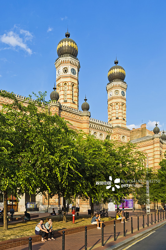 布达佩斯犹太会堂图片素材