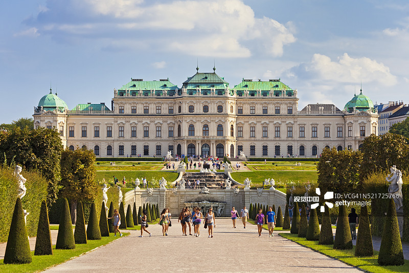 维也纳美景宫图片素材