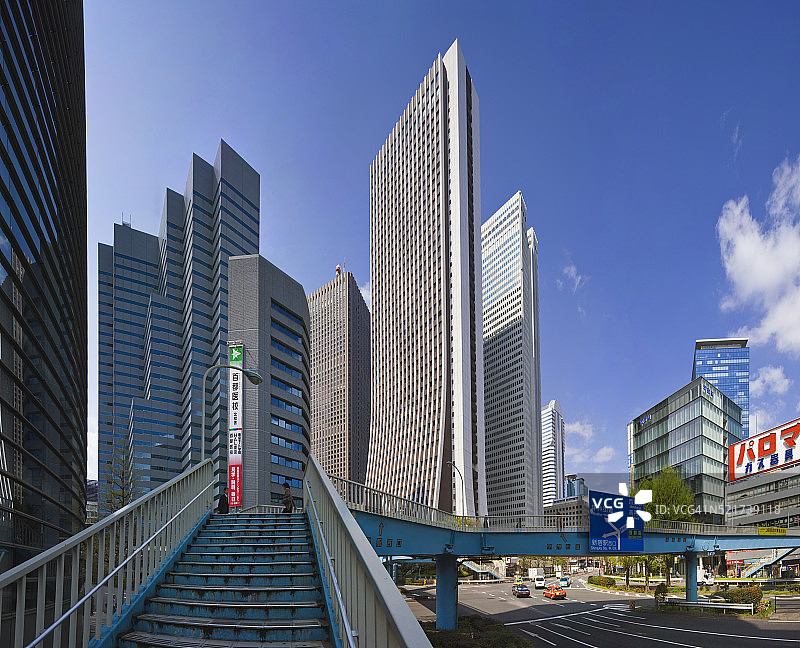 东京人行天桥图片素材