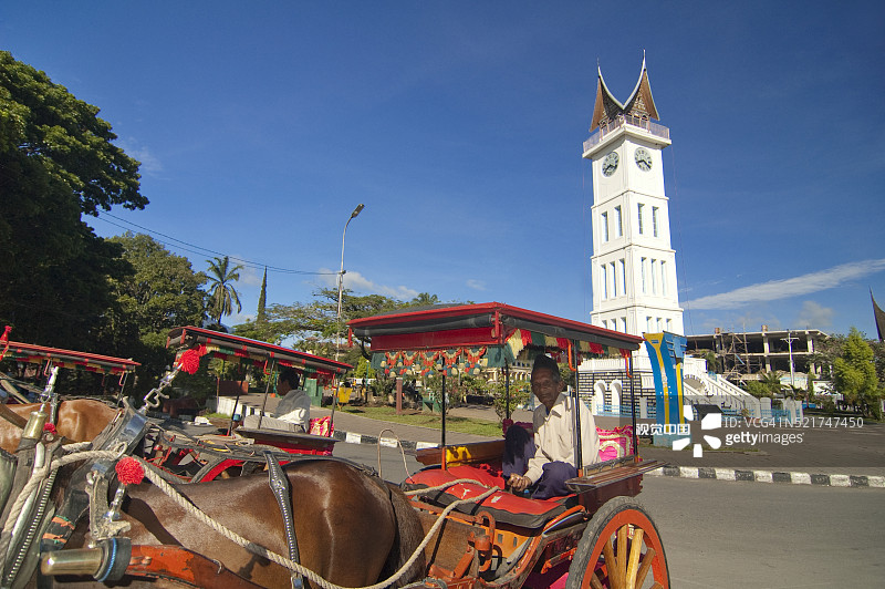 印度尼西亚西苏门答腊的加当钟图片素材