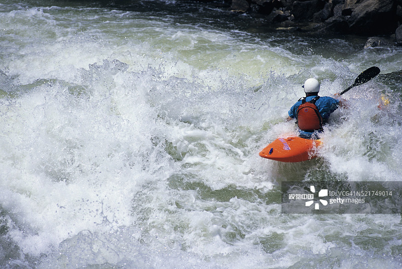 在佩耶特河北叉划皮划艇图片素材