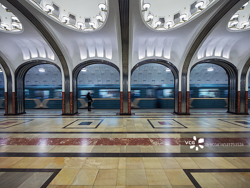 马雅科夫斯基地铁站图片素材