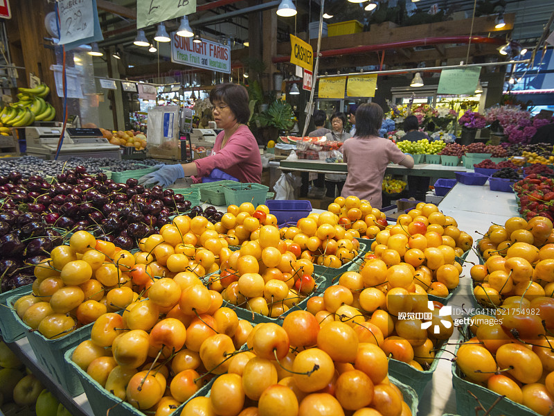 格兰维尔岛公共市场图片素材