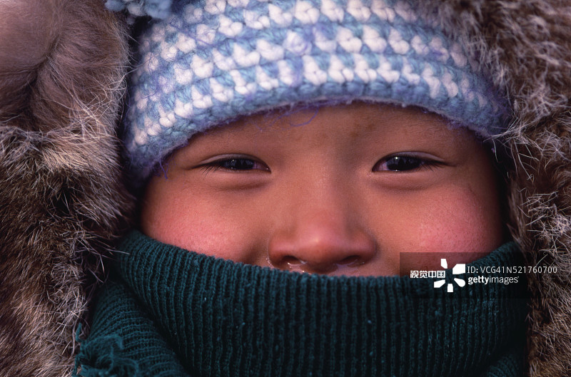 因纽特女孩图片素材