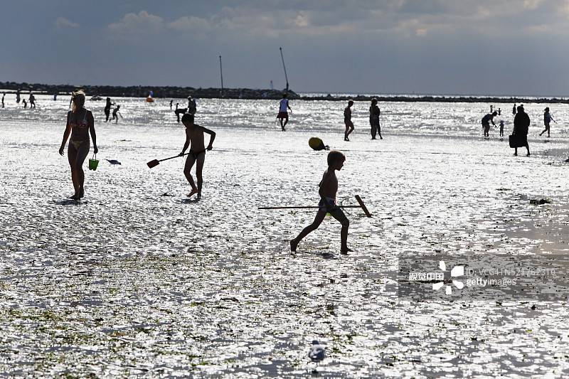 特鲁维尔海滩图片素材