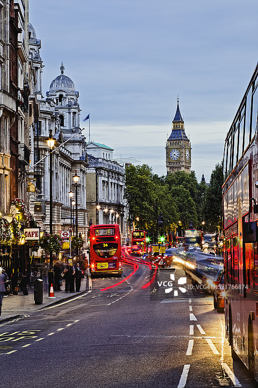 从白厅看大本钟图片素材
