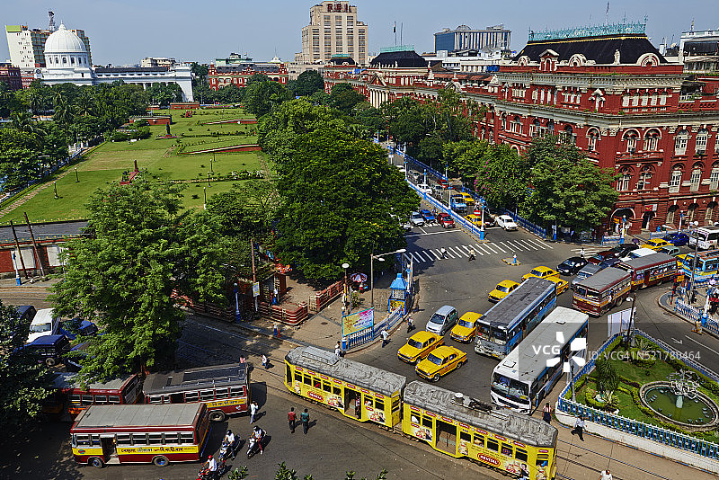印度，西孟加拉邦，加尔各答，作家大楼图片素材