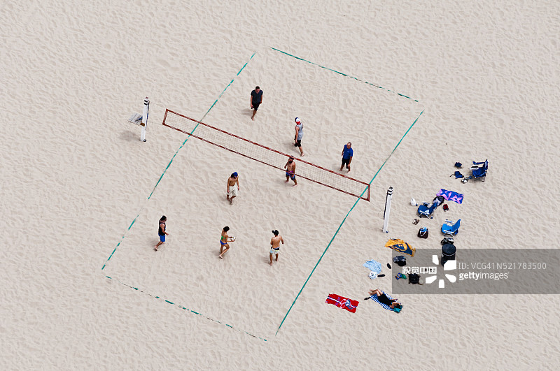 沙滩排球图片素材