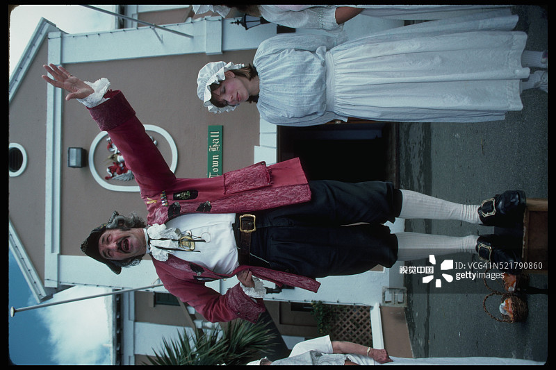 圣乔治镇新闻发言人图片素材