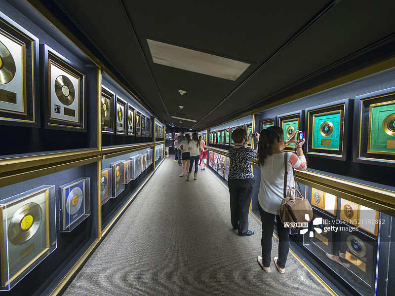 优雅园黄金大厅，田纳西州孟菲斯图片素材