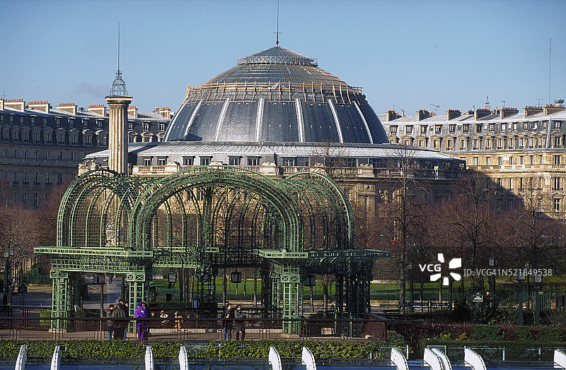 巴黎证券交易所穹顶图片素材