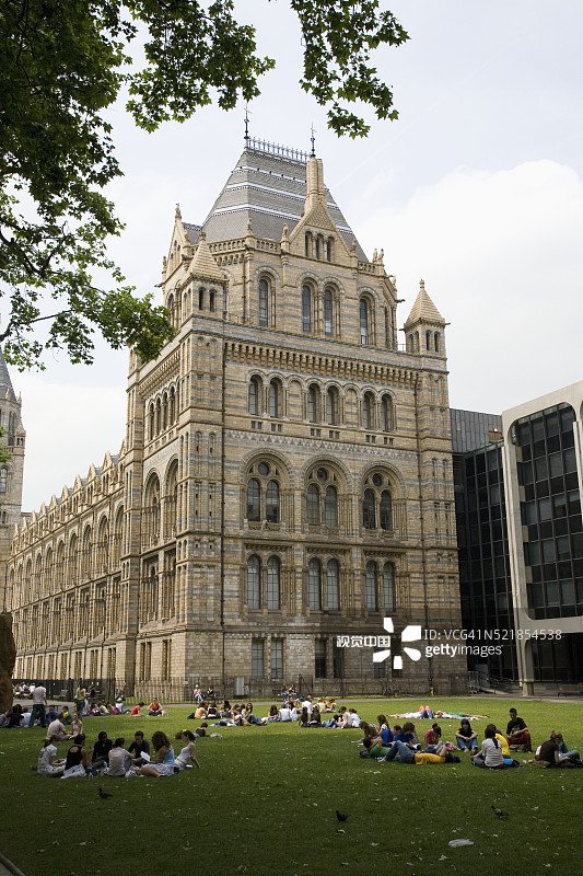 伦敦维多利亚和阿尔伯特博物馆及场地图片素材