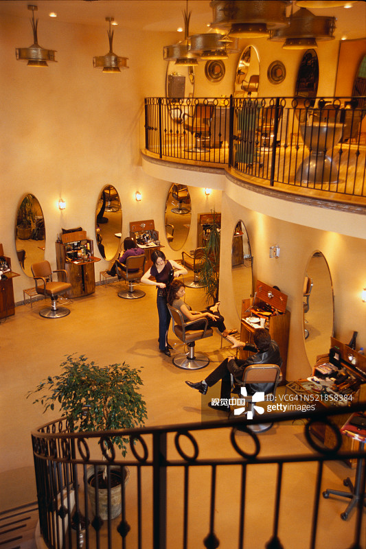 比佛利山庄的Lush美发沙龙图片素材