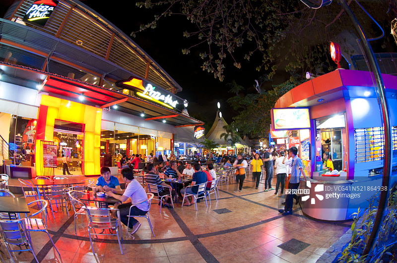 棉兰都市人的生活图片素材