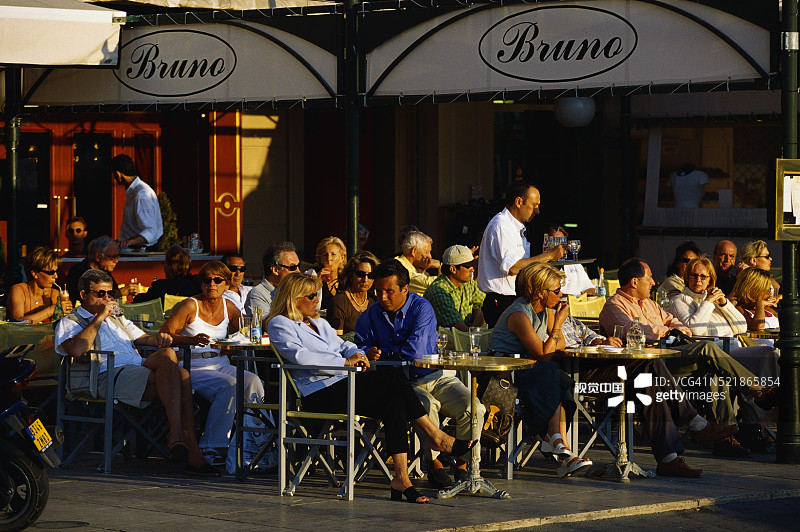 室外布鲁诺咖啡馆图片素材