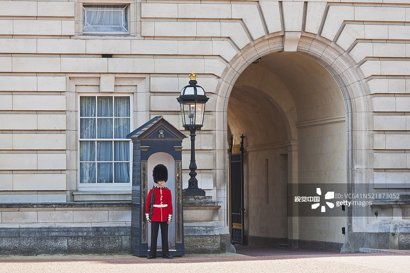 白金汉宫的卫兵图片素材