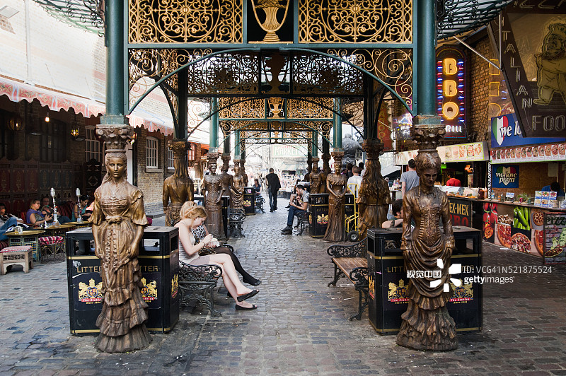 伦敦卡姆登马厩市场图片素材