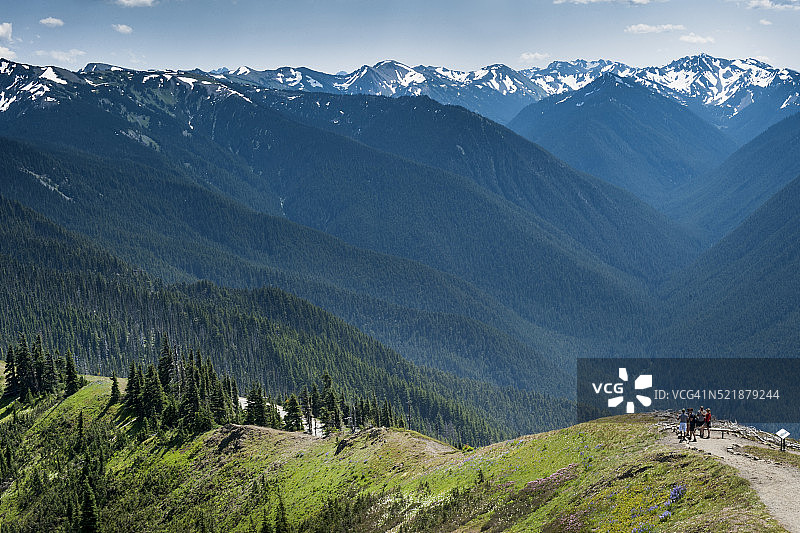 华盛顿州奥林匹克国家公园飓风岭图片素材