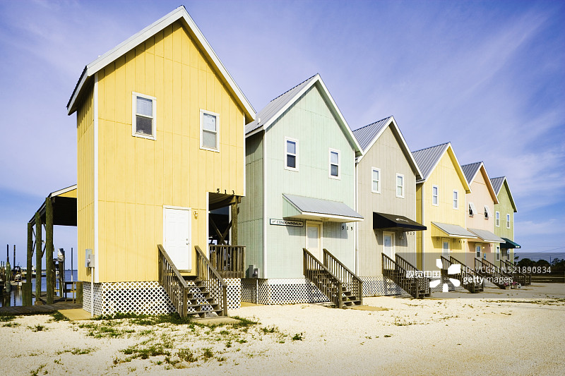 多芬岛上的船坞图片素材