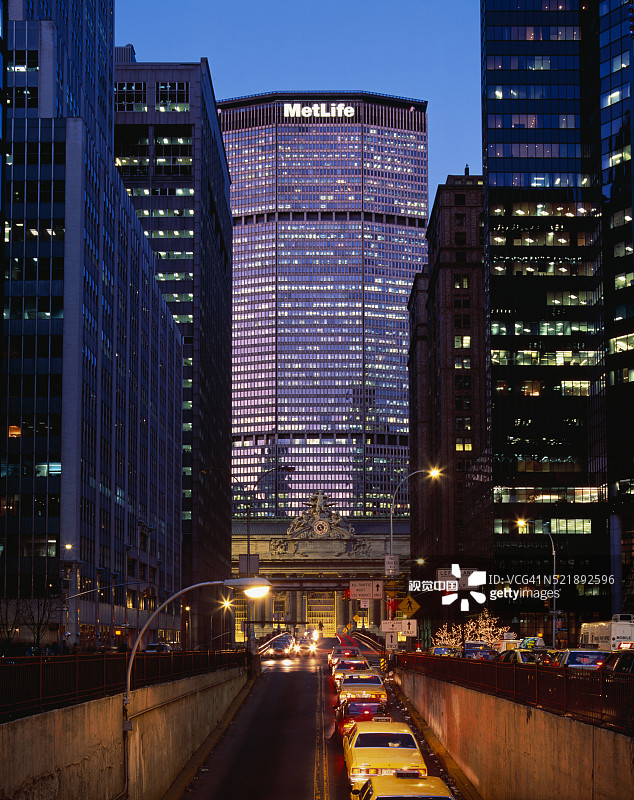 纽约中央车站／大都会人寿大厦图片素材