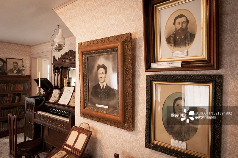 华盛顿州圣胡安岛星期五港圣胡安历史博物馆内景图片素材