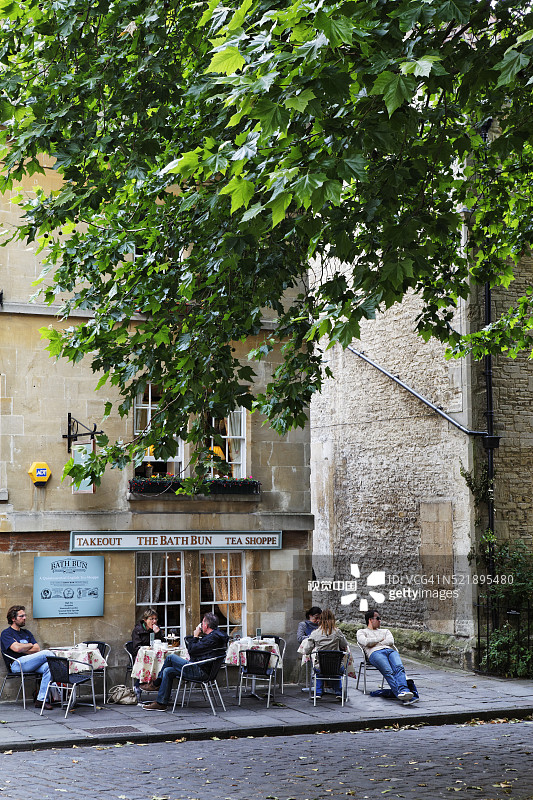巴斯艾比绿地，巴斯面包茶馆图片素材