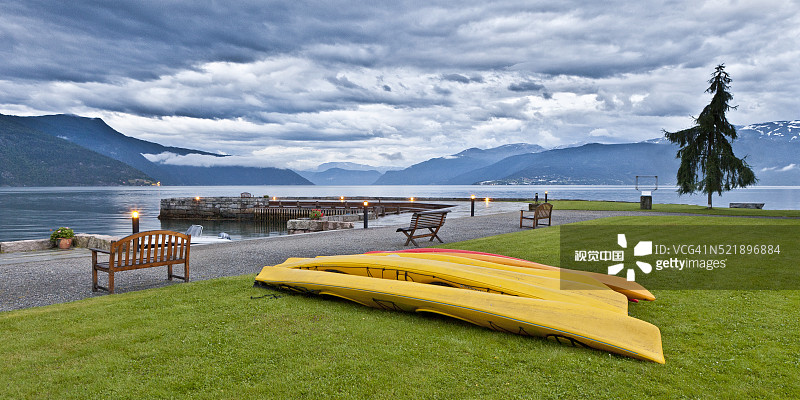挪威松恩峡湾巴莱斯特兰德酒店图片素材