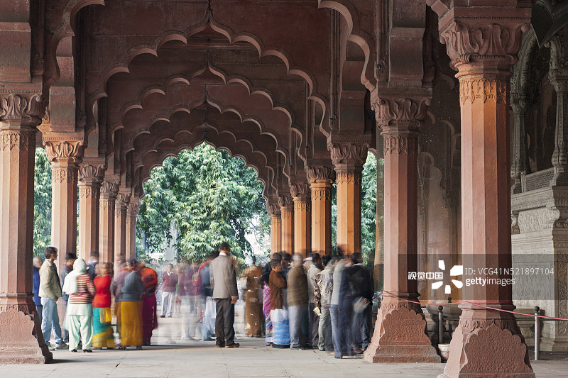 印度德里红堡图片素材