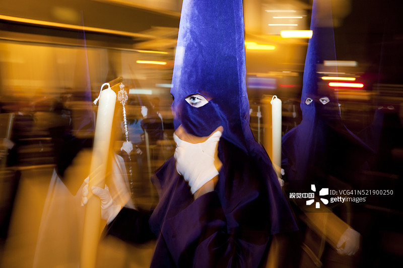 西班牙马拉加圣周复活节庆典图片素材