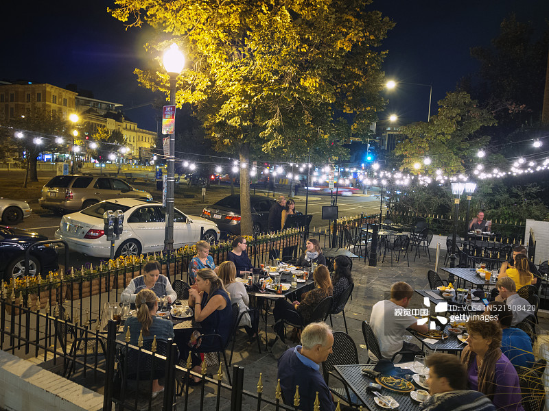 华盛顿特区杜邦环岛餐厅图片素材