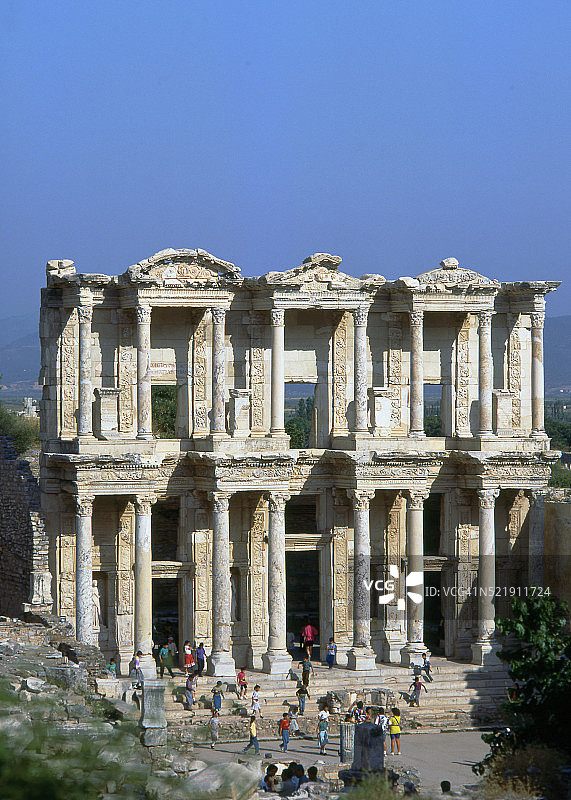 土耳其以弗所：塞尔苏斯图书馆图片素材