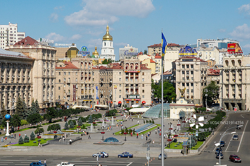 乌克兰，基辅，独立广场图片素材