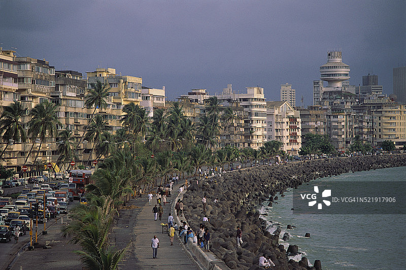 孟买海洋大道图片素材
