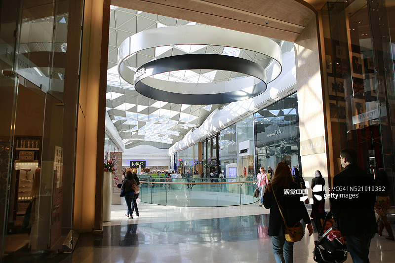 伦敦韦斯特菲尔德购物中心图片素材