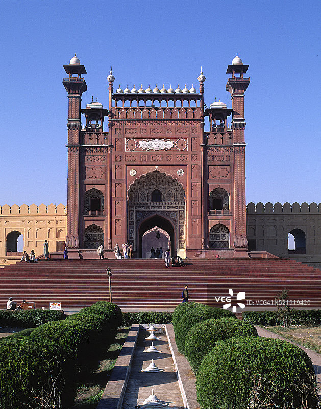 拉合尔巴德夏希清真寺图片素材