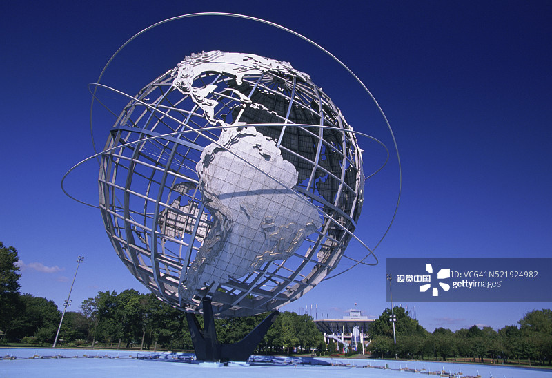 法拉盛草原公园的宇宙神球图片素材