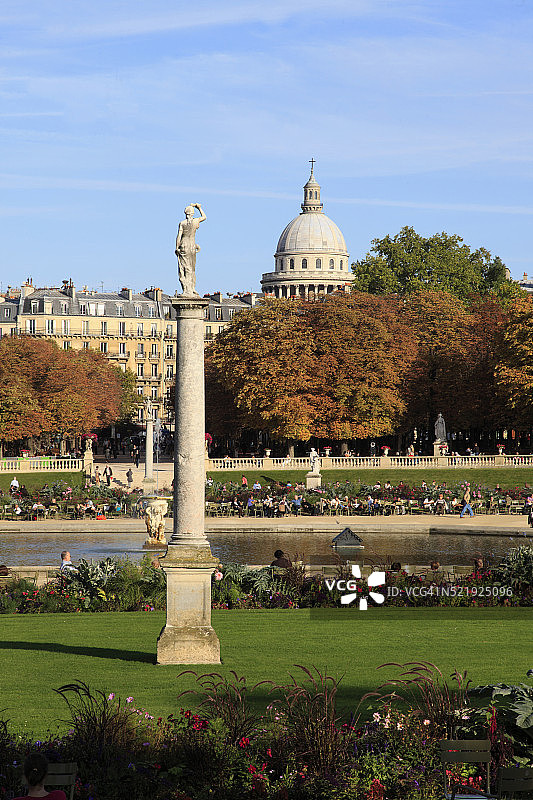 巴黎卢森堡花园图片素材