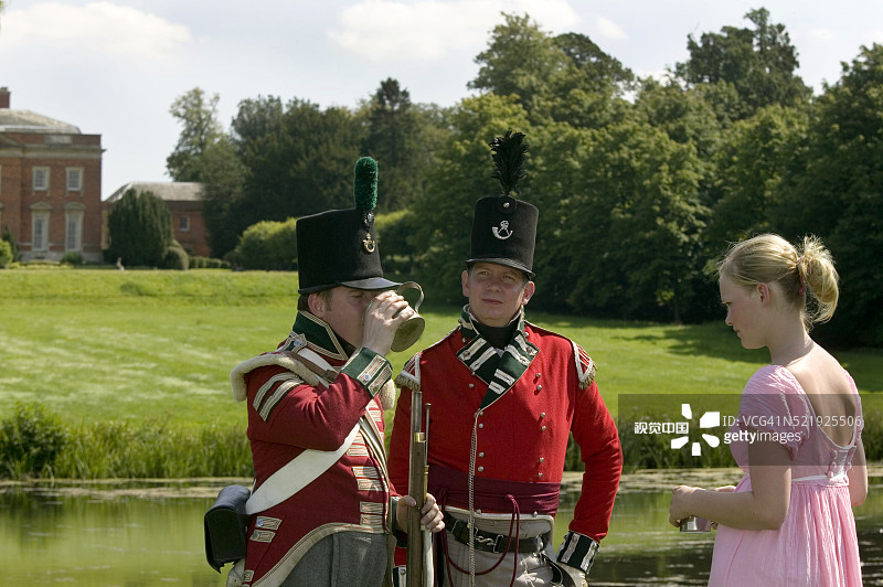 英国拿破仑时期士兵历史展示图片素材